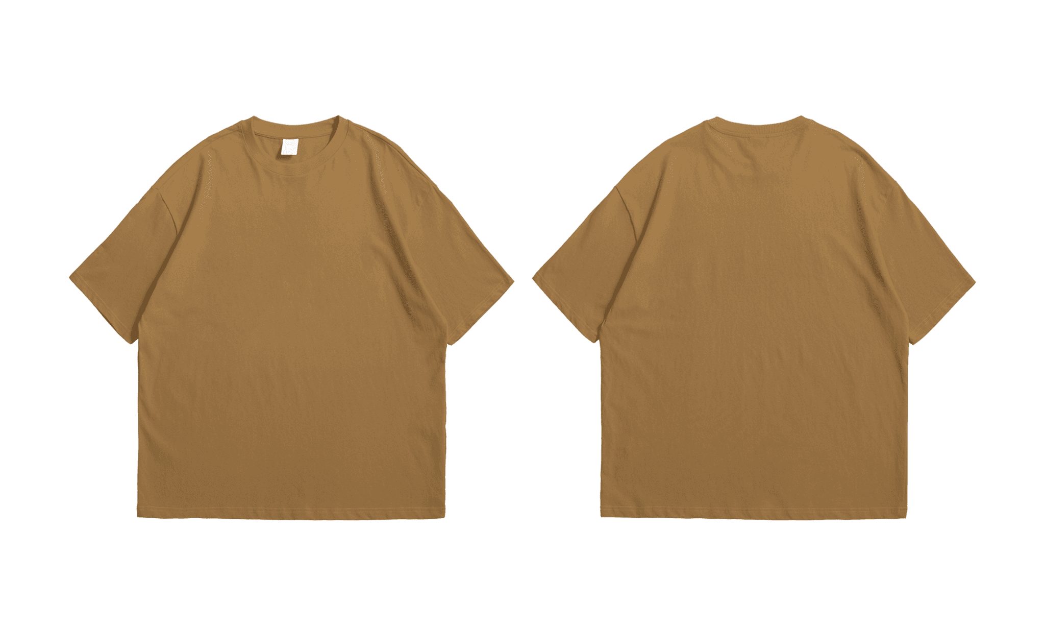 Brown Oversized Tees - Image 1