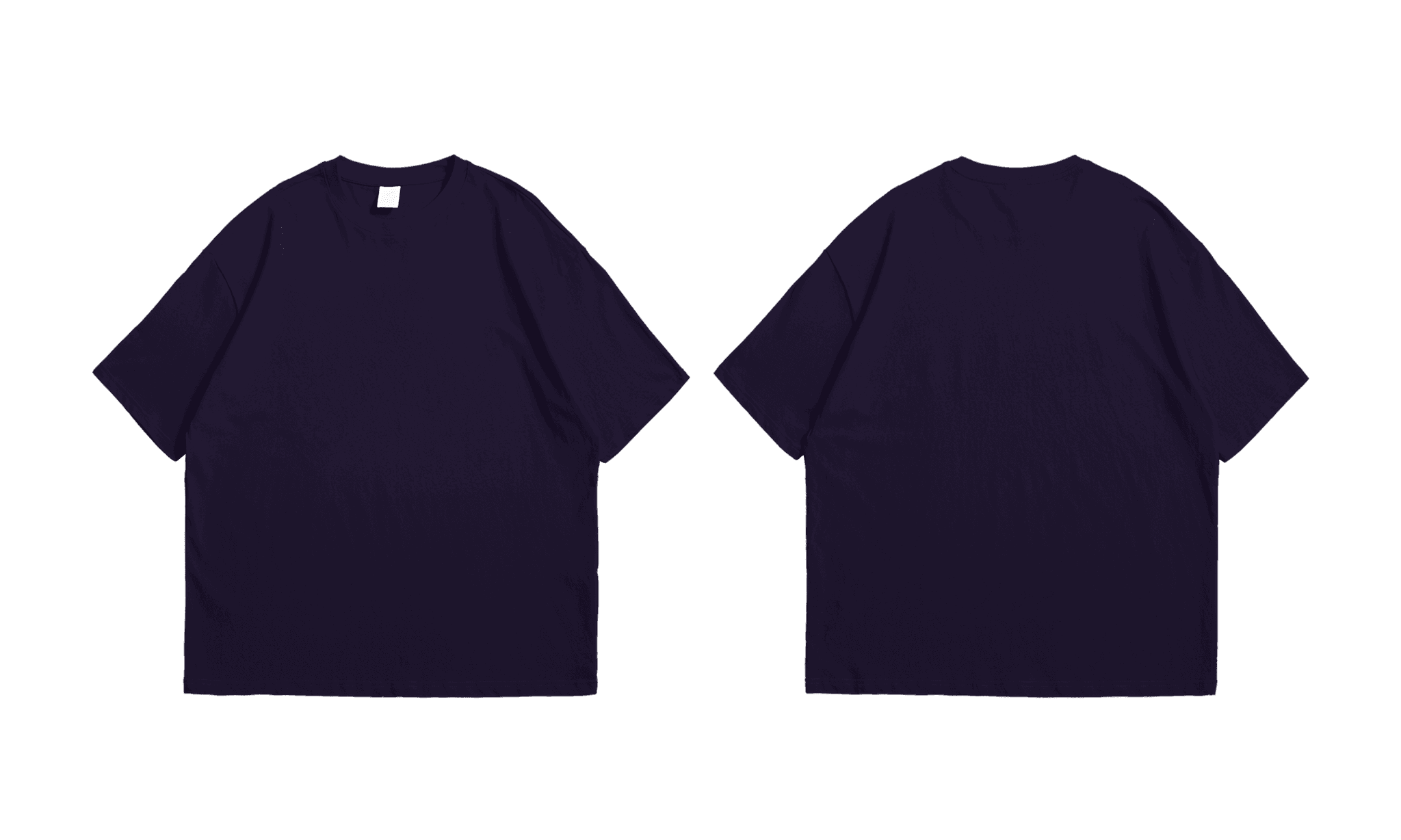Navy Oversized Tees - Image 1