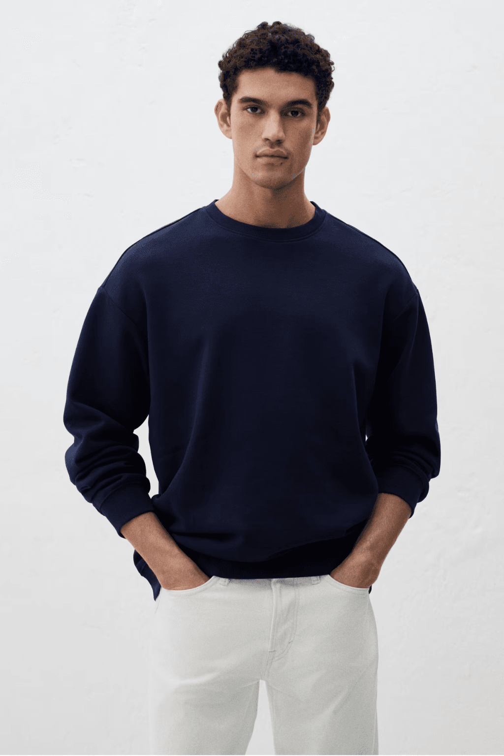 Navy Oversized Sweatshirt – Premium Comfort & Style - Image 5