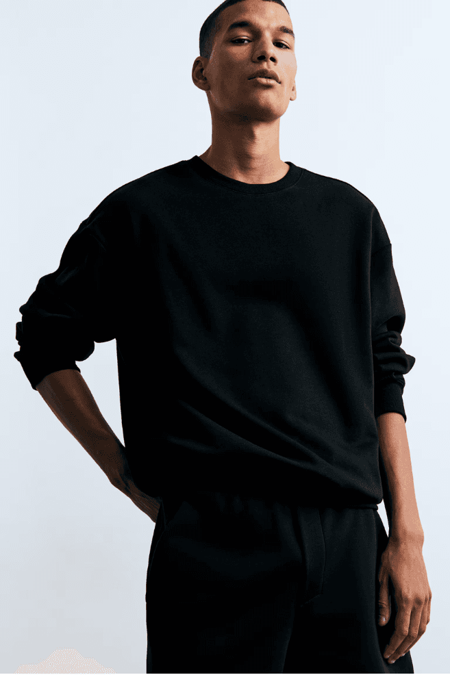 Black Oversized Sweatshirt – Premium Comfort & Style - Image 7