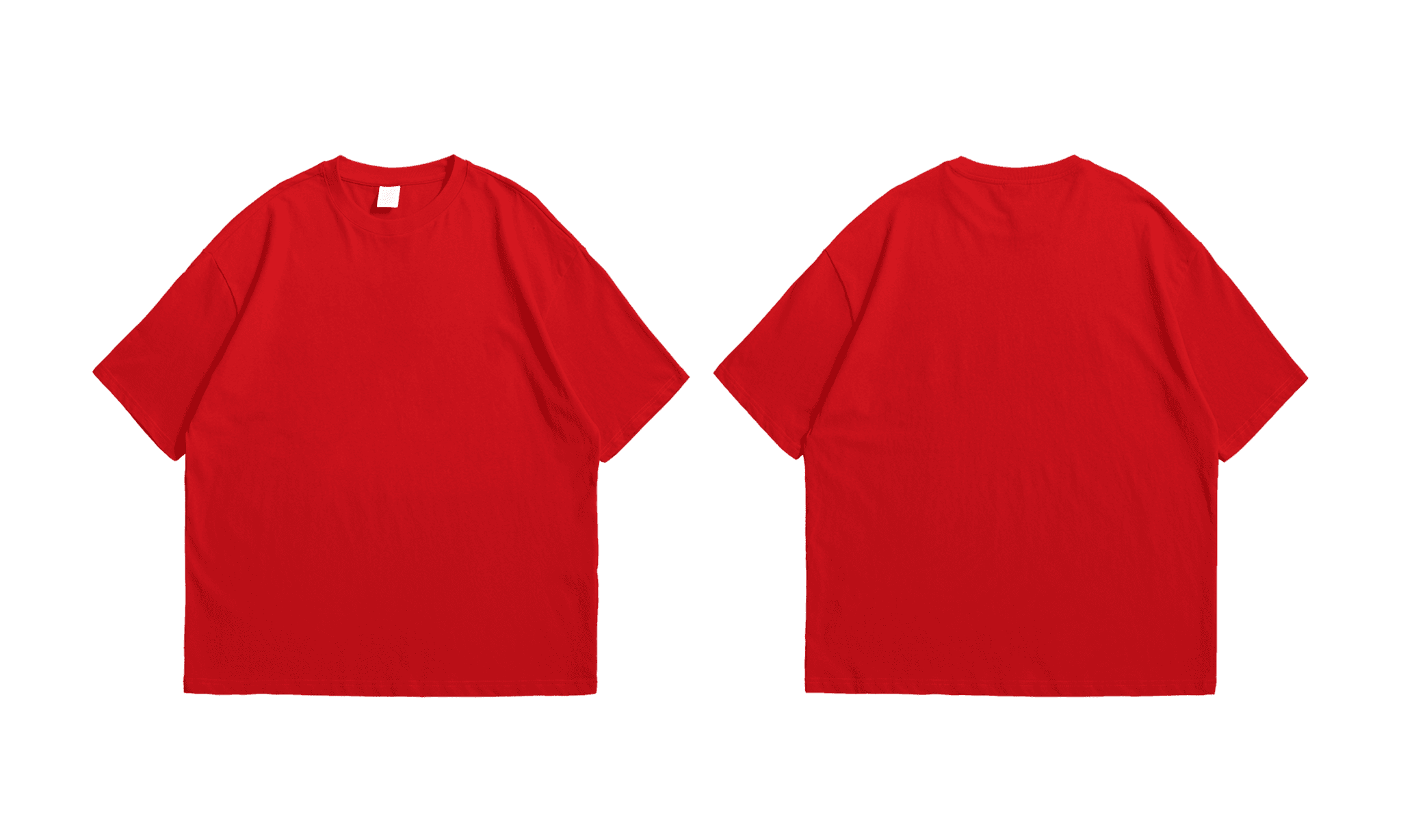 Red Oversized Tees - Image 1
